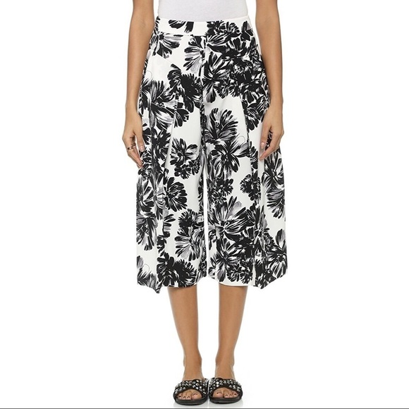 Rebecca Taylor Splashy Flower Culottes - Picture 1 of 8